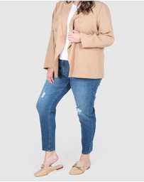 Love Your Wardrobe - Milly Distressed Stretch Jeans