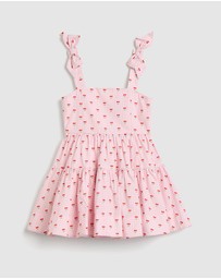 Bardot Junior - Suki Cherry Mini Dress - Kids-Teens