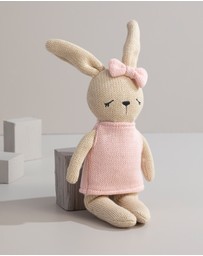 Living Textiles - Knitted Animal Toy- Bella the Bunny