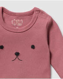 Wilson & Frenchy - Organic Rib Long Sleeved Bodysuit - Babies
