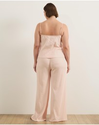 Atmos&Here Curvy - Melody Pointelle Cami Pants Pyjama Set
