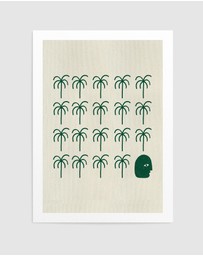 Olive et Oriel - Roots by Shatha Al Dafai Art Print