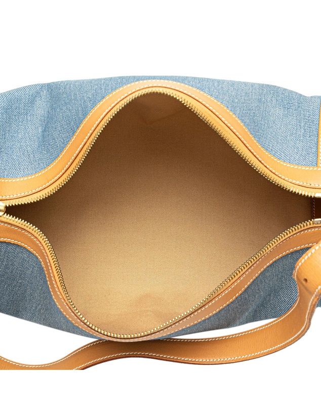 Pre-Loved by Azura Reborn - Pre-Loved Denim and Calfskin Sac Doremi 33