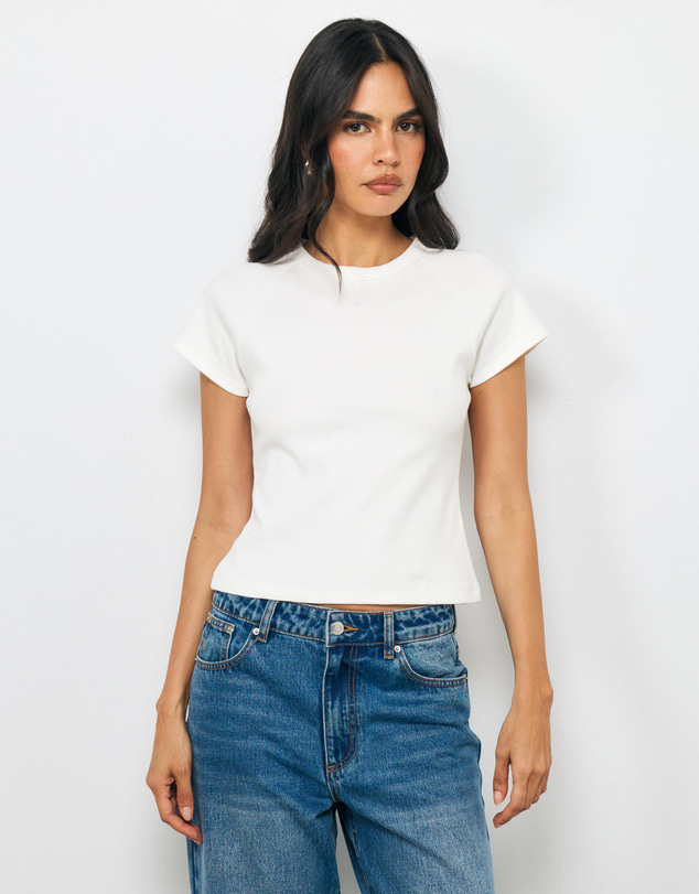 AERE - Raglan Sleeve Baby Tee