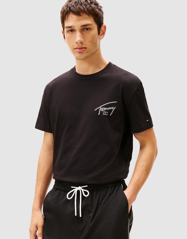 Tommy Jeans - Regular Sign Backprint Short Sleeve T-Shirt