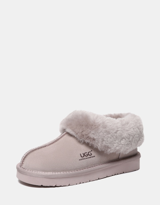 EVERAU - Australian Shepherd Ugg Homey Special Cow Suede Upper House Shoes