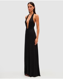 MISHA - Jennifer Cupro Maxi Dress