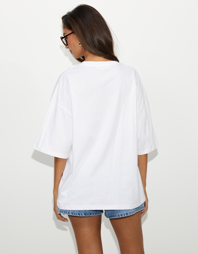 Dazie - Too Hot Oversized Graphic T-Shirt