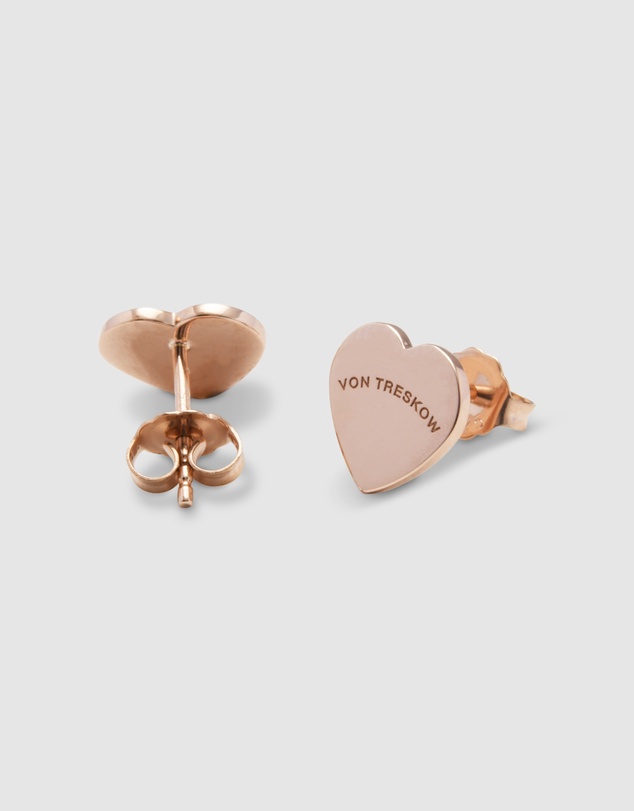 Von Treskow - Von Treskow Flat Heart Studs