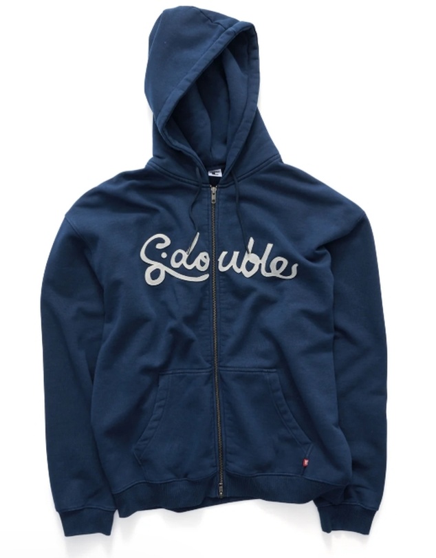 S Double - Cursive Zip Hoodie