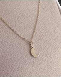 Luna Rae - Solid Gold - My Moon Necklace