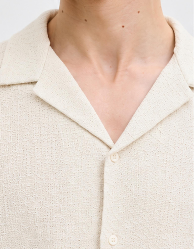 Jack & Jones - JorMontauk Crochet Shirt SS