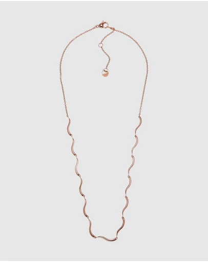 Skagen - Agnethe Rose Gold Tone Necklace