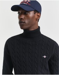 Gant - Cotton Cable Turtle Neck