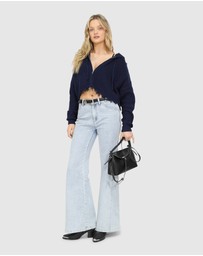 Belle & Bloom - Another Love Fringe Zip Knit