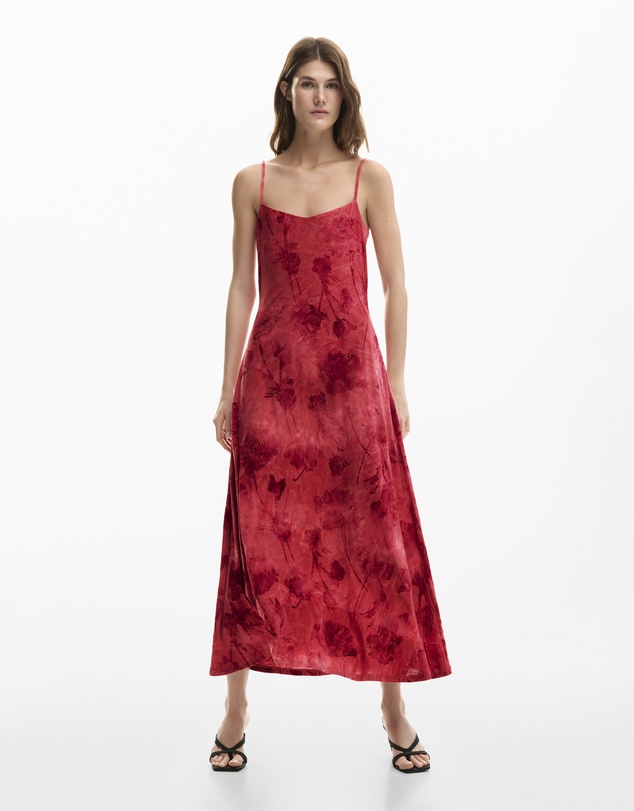 Desigual - Flocked Strap Dress