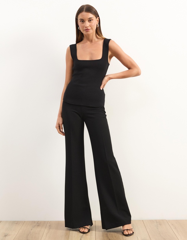 Atmos&Here - Gia Square Neck Knit Top
