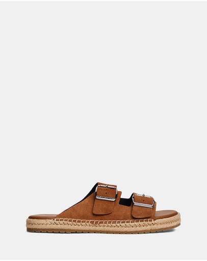 Tommy Hilfiger - Flex Jutte Hilfiger Suede Sandals - Men's