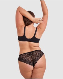 Bras N Things - Romance Brazilian Knicker - Black