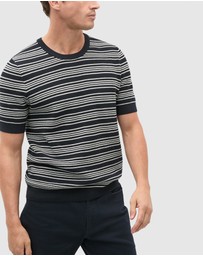 Seed Heritage - Jacquard Stripe Knit Tee