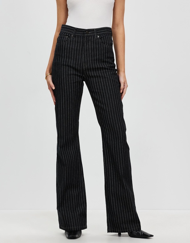 Style Addict - High Waist Flare Leg Jeans