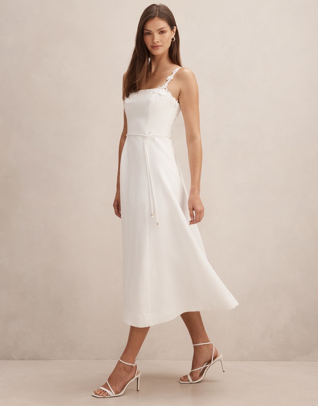 Forever New - Rosie Flower Applique Midi Dress