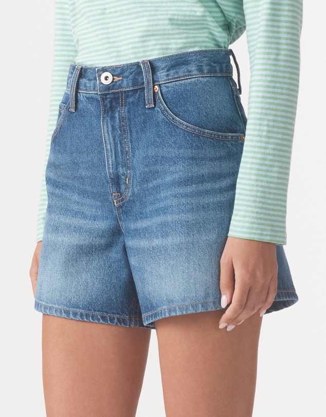 Outland Denim - Edie High Relaxed Shorts