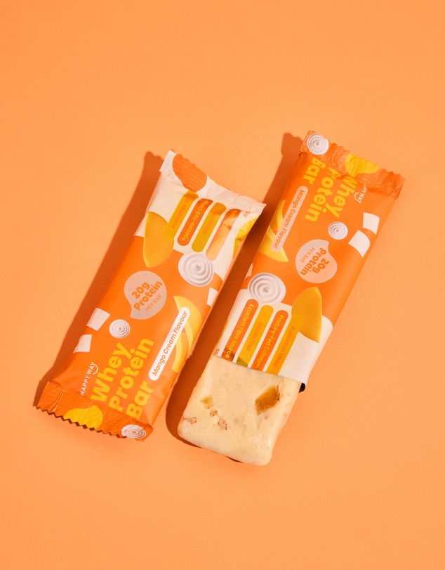 Happy Way - Whey Protein Bar Mango Cream Box – 10 x 60g Bars