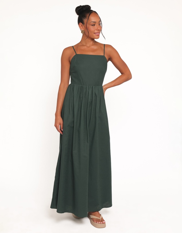 Petal & Pup - Savannah Maxi Dress - Forest Green