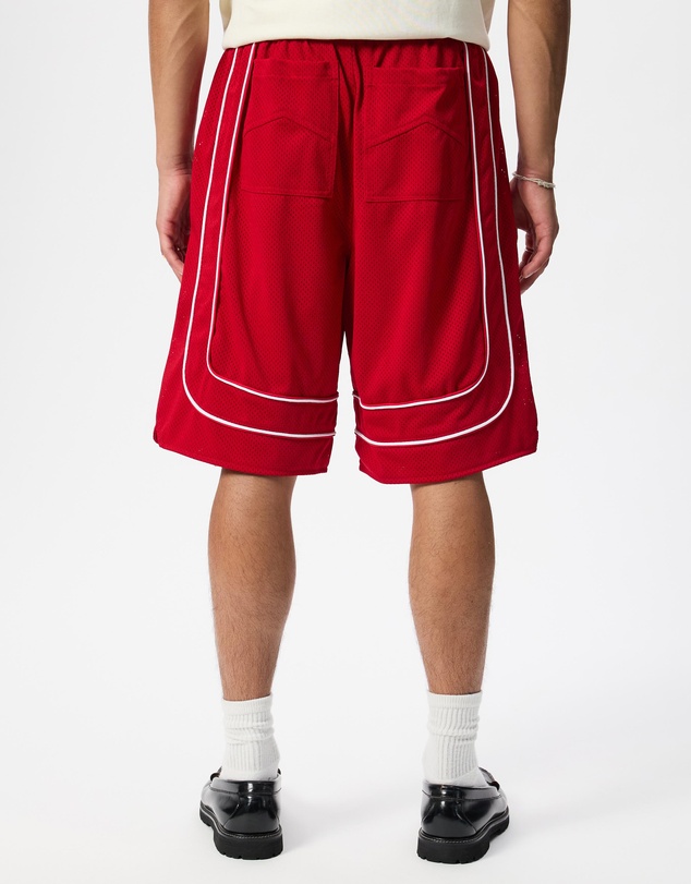 RHUDE - Rhude Mesh Piping Baggy Track Shorts