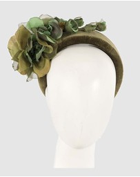 Max Alexander - Velvet Flower Fascinator Headband