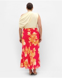City Chic - Soiree Print Maxi Skirt