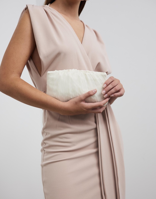 Loeffler Randall - Brit Plissé-Organza Clutch