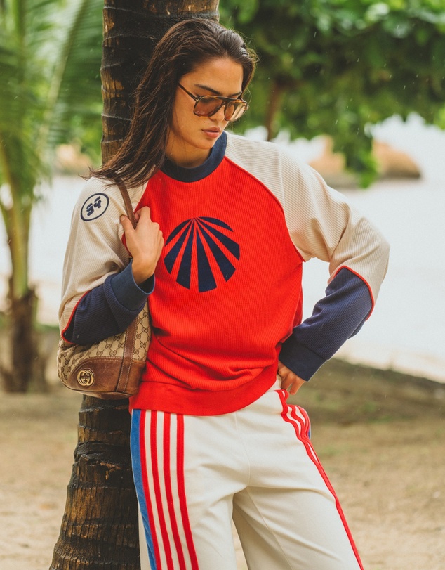 Araminta James - Races Waffle Sweatshirt