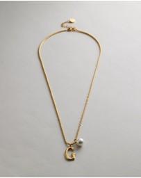 Zahar - Pearl Letter G Necklace
