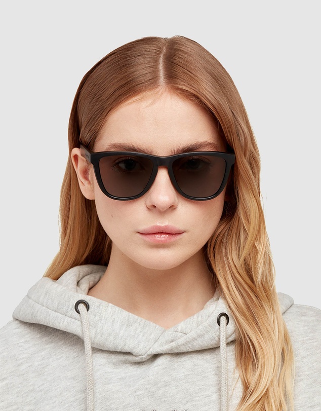 Hawkers Co - Polarized Dark Black One Raw Sunglasses for Men and Women UV400