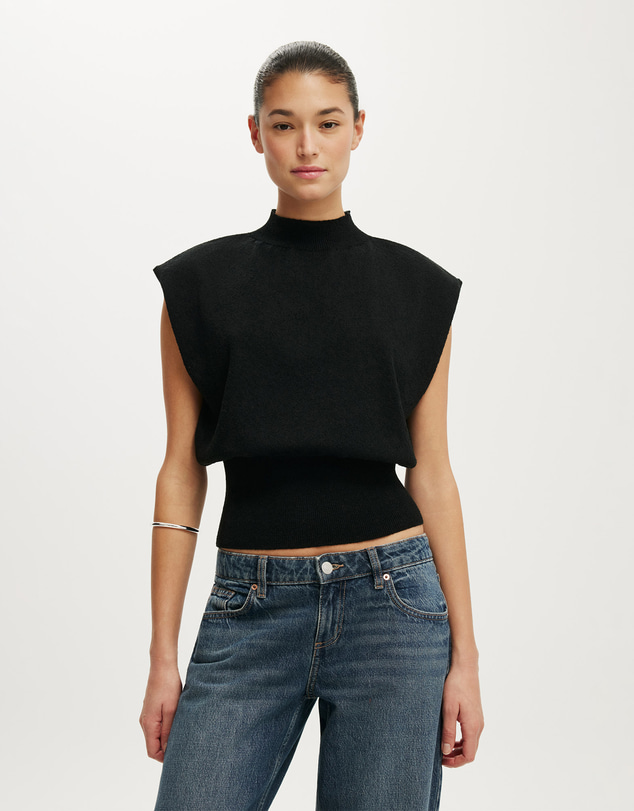 Cotton On - Hazy Mock Neck Knit
