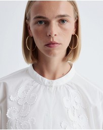 & Other Stories - Cotton Embroidered Blouse