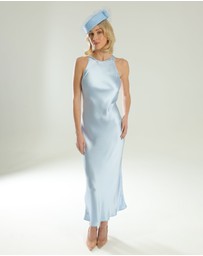 Morgan & Taylor - Jacqui Racewear Pillbox Hat in Blue