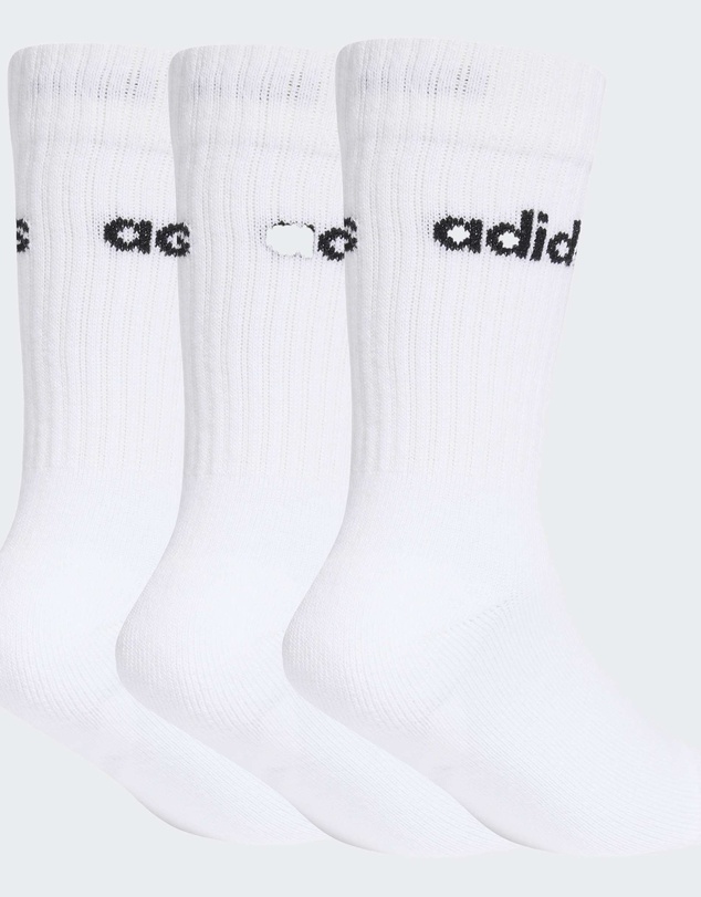 adidas Performance - LINEAR KIDS CREW 3 PAIRS PER PACK SOCKS
