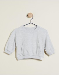 All Fenix - Mini Waffle Crew Jumper - Babies-Kids
