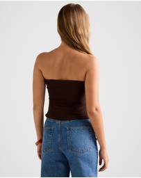 Forever New - Emira Ruffle Bandeau Top