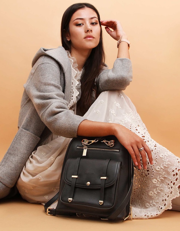 Belle & Bloom - 5th Ave Leather Backpack