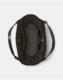 Kate Spade - Deco Fine Grain Leather Tulip Tote Bag