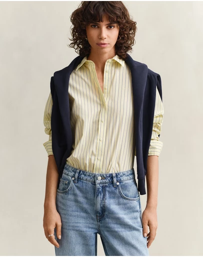 Gant - Classic Poplin Striped Shirt