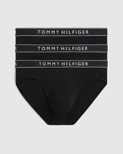 Tommy Hilfiger - 3-Pack Essential Logo Waistband Briefs