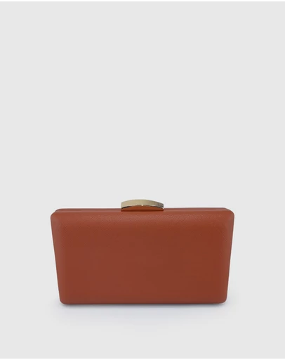 Izoa - Bianca PU Leather Clutch