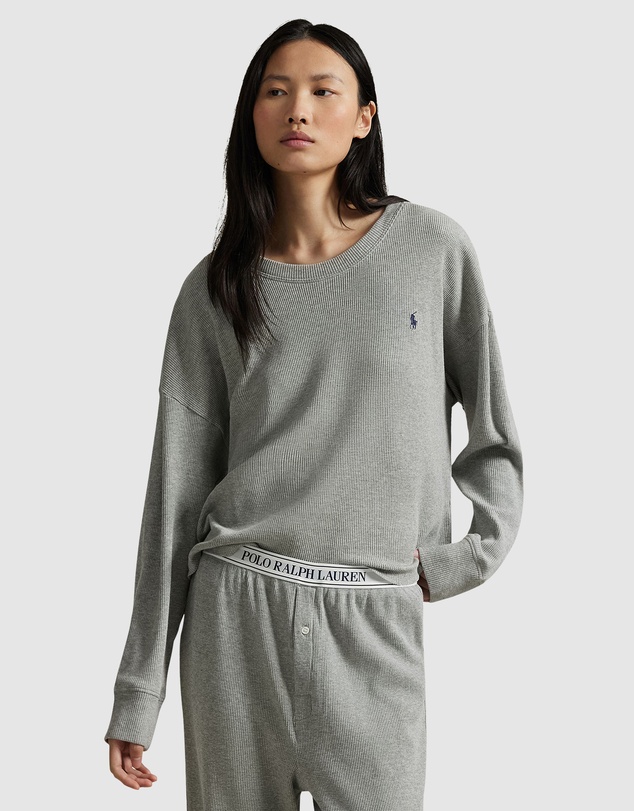 Polo Ralph Lauren - Club Waffle Long Sleeve Cotton Pyjama Set