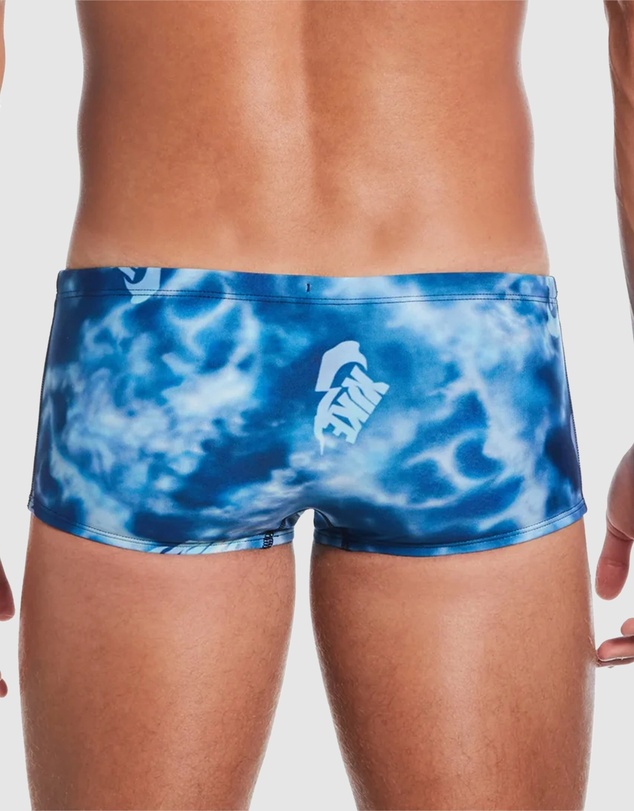 Nike - Hydrastrong Multi Print Blue Square Leg Brief
