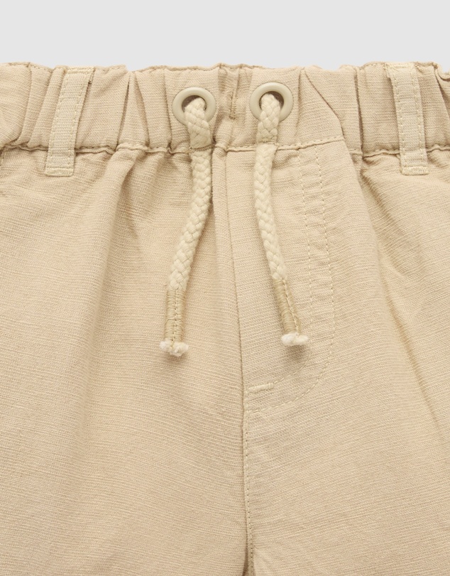 Purebaby - Linen Blend Short -Kids-Babies